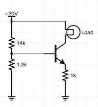 Biasing using a voltage divider