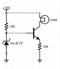 Biasing using a zener regulator