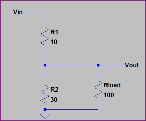 Voltage Divider Loading