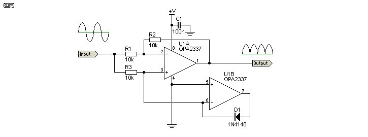 Single Supply Precision Rectifier (B-B/ TI)